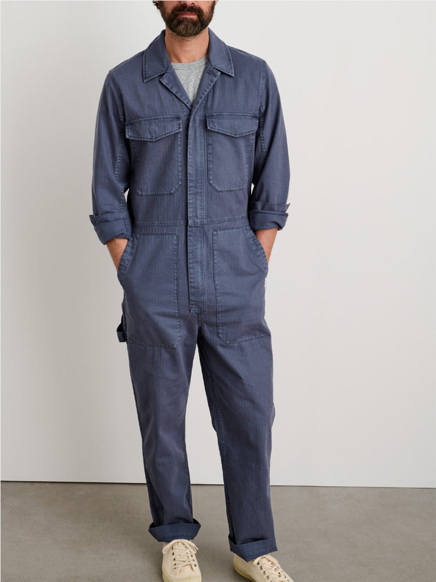 Men's Slim Fit Zip Jumpsuit – Vikokos