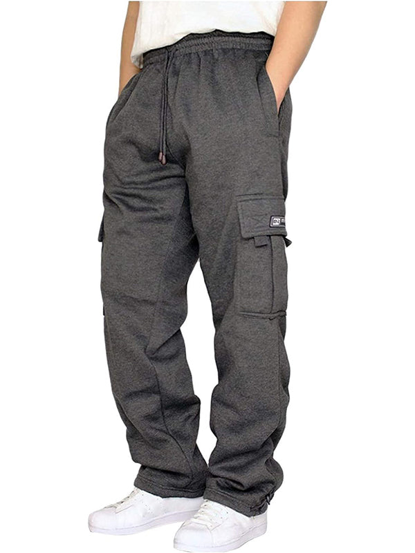 Men's Drawstring Loose Casual Cargo Pants – Vikokos