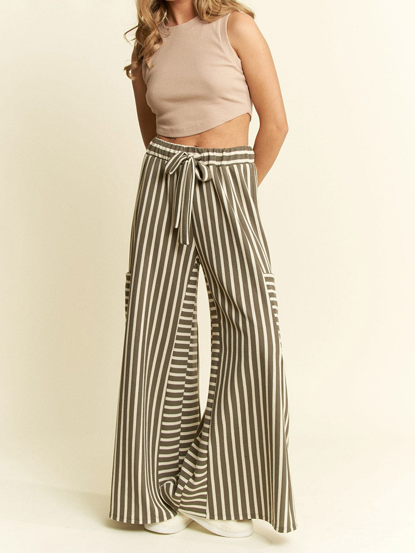 Inspired Striped Utility Pants