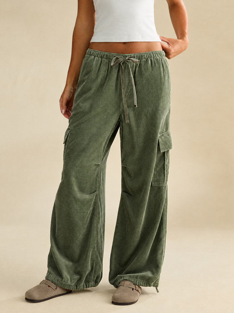 Women’s Vintage Corduroy Cargo Pants