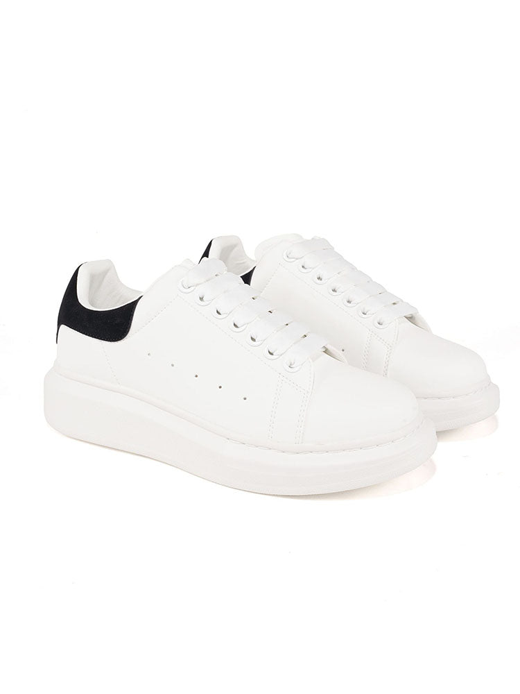Unisex Platform Casual White Sneakers