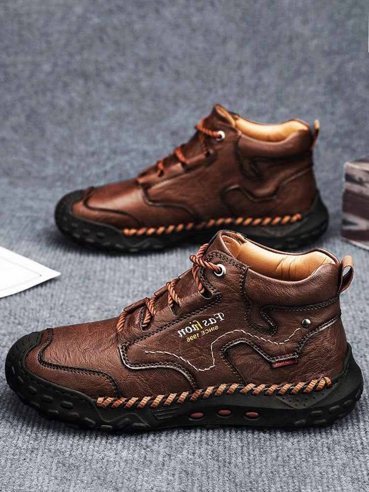 Men’s Outdoor Leather Ankle Boots