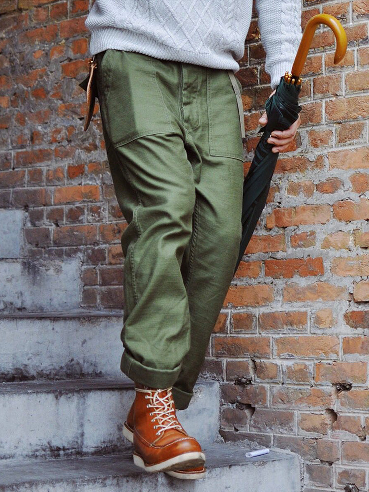 M-R】U.S.Army 60's Jungle Fatigue Pants 4th OG-107 