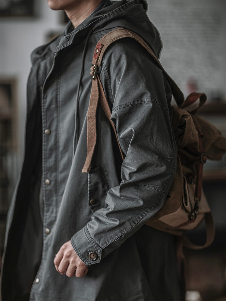 Hooded Fishtail Parka Vintage-Inspired M-1951 Field Jacket – Vikokos