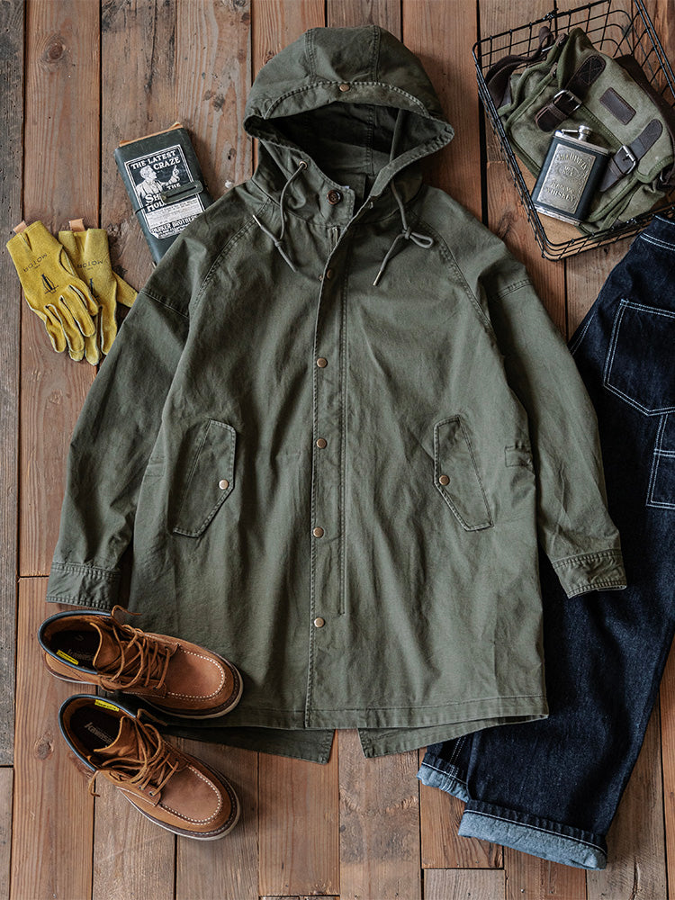 Hooded Fishtail Parka Vintage-Inspired M-1951 Field Jacket